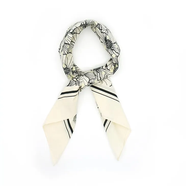 ECRU Cvjetni pamuk Bandana S110