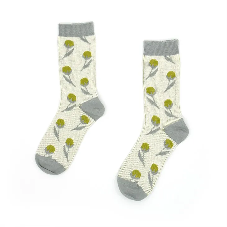 Pamučne čarape s vezom