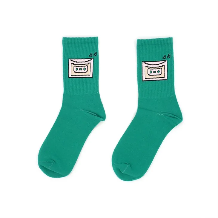 Zelene Cartoon Čarape
