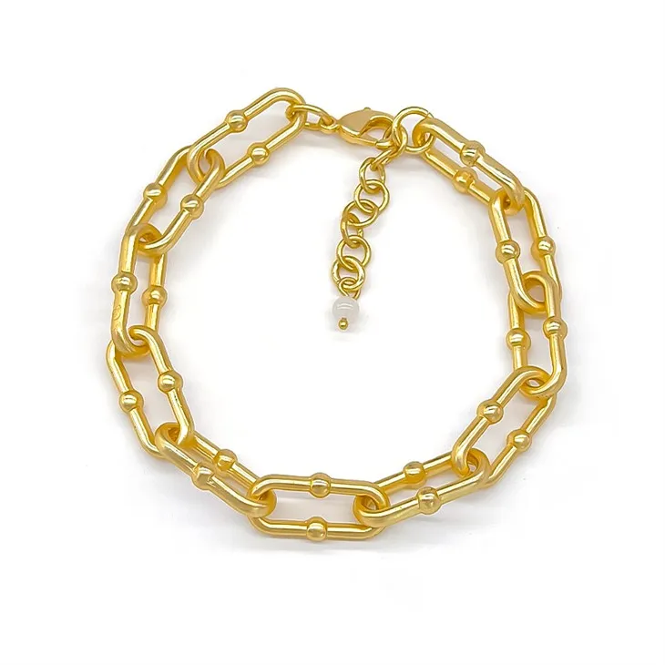 Zlatna spajalica narukvica