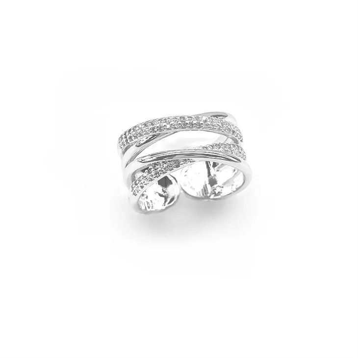 Srebrni kolut brušeni prstenovi